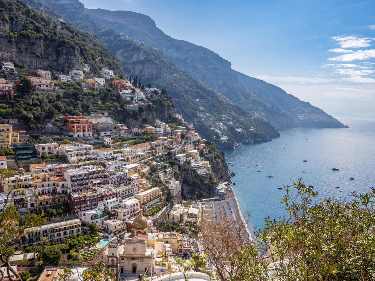Rosa House - Breathtaking View Of The Amalfi Coast Villa Positano Exteriör bild